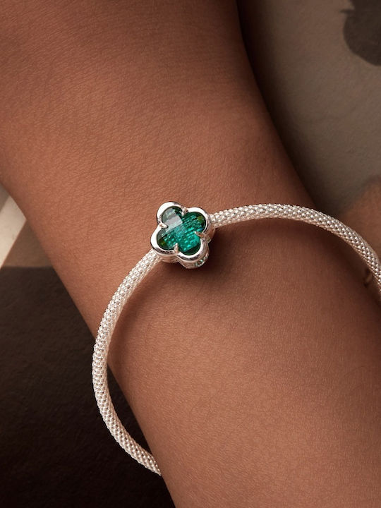 Silver me Hängender Charm mit Steinen aus Silber mit Zirkon Grün ABR0980