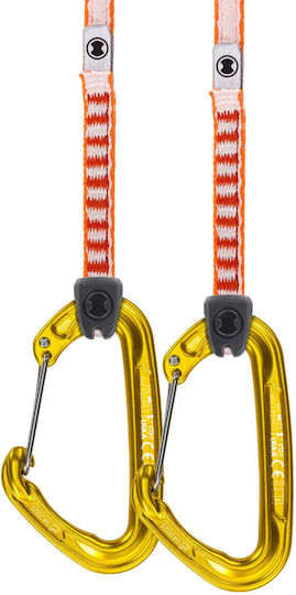 Skylotec Fly-weight Evo Set Ul Climbing Quickdraws 6 Pack 12 Cm Red Gold
