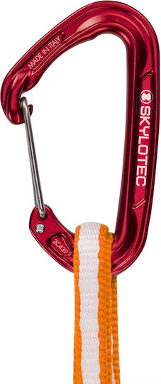 Skylotec Fly-weight Evo Alpine Climbing Quickdraw Red Gold