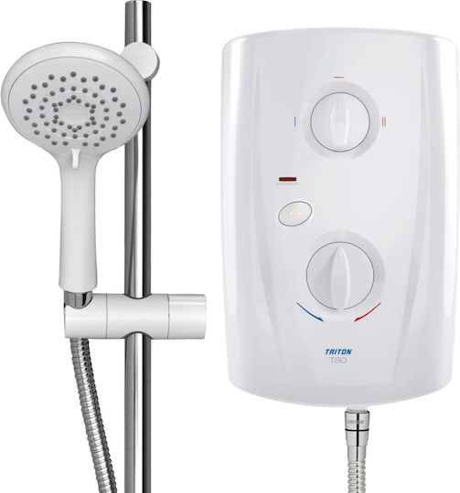 Triton T80 Pro Fit Επιτοίχιος Ταχυθερμοσίφωνας Μπάνιου Μονοφασικός 6.8kW