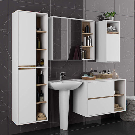 Akord Furniture Factory Dulap De Baie 35x30x80cm Sonoma
