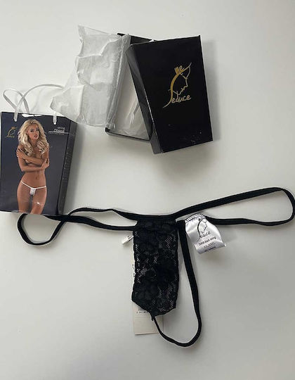 Seduce Me Schwarzer Spitze String Diana