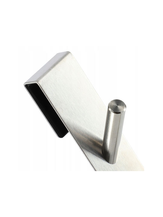 Kadax Double Silver Bathroom Hook