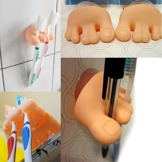 Alista Home Bază de Susținere pentru Periuță de Dinți din Plastic cu Ventuză 4775277384479