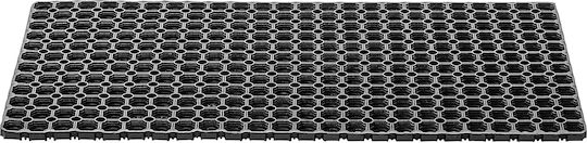 Kadax Non-Slip Rubber Black Doormat 100x50cm Thickness 22mm