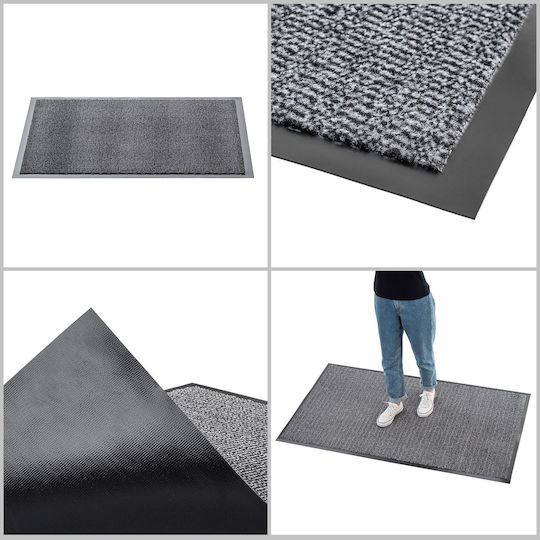 Kadax Pată de Intrare Antiderapant Gri 150x90cm Grosime 5mm