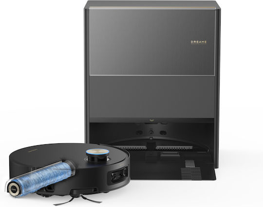 Dreame Aqua10 Ultra Roller Robot Vacuum Cleaner with Laser Mapping and 30000Pa Suction Power Black