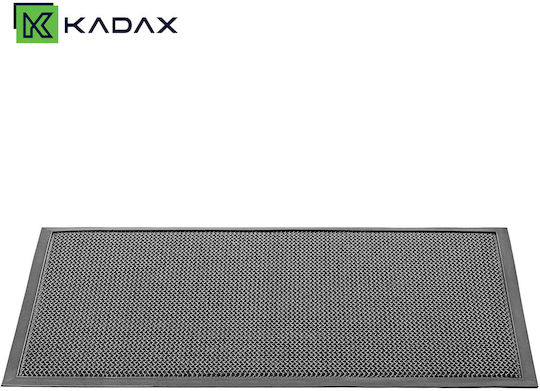 Kadax Входен Неслизащ Килим от Черен Каучук 60x40см Дебелина 10мм