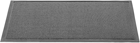Kadax Covoraș De Intrare Antiderapant Din Cauciuc Negru 70x45cm Grosime 10mm