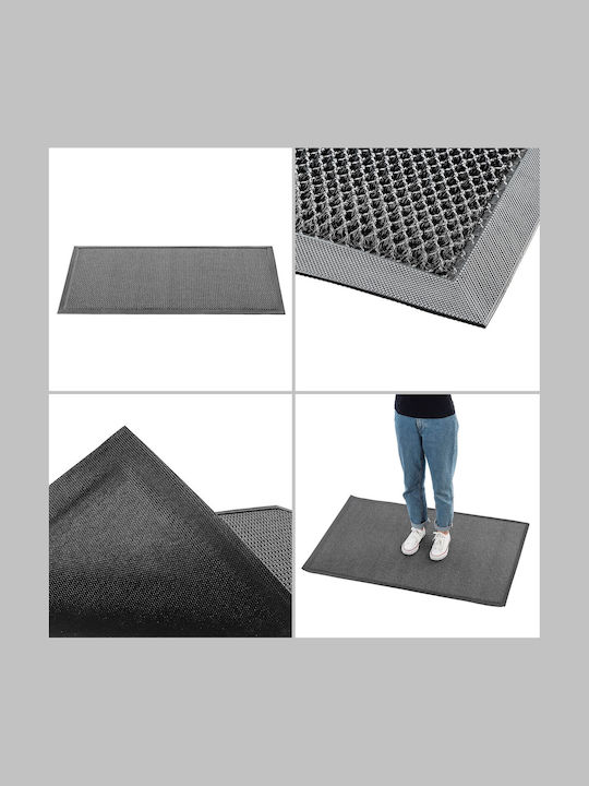 Kadax Kadax Fußmatte Rutschfest aus Gummi Schwarz 120x80cm Dicke 10mm