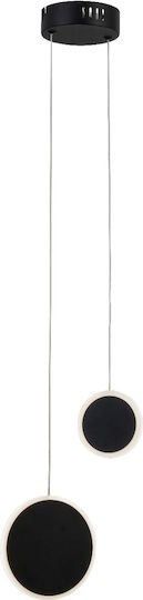 Viokef Mad LED Κρεμαστό Φωτιστικό Μαύρο 21x120εκ.