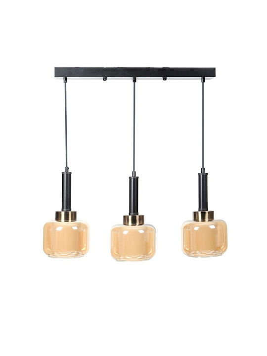 Fylliana Pendant Light Bronze with Socket E27 50x15x75cm