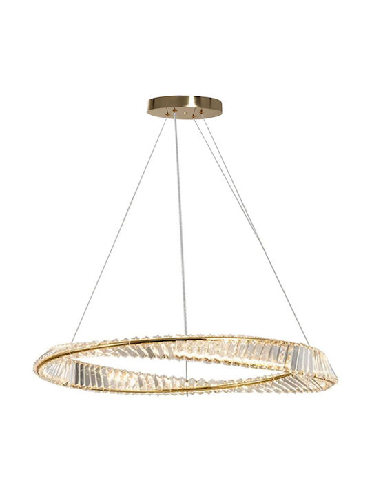 Toolight Κρεμαστό Φωτιστικό LED με Κρύσταλλα
