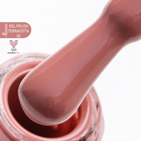 Alezori Ημιμόνιμο Βερνίκι Νυχιών Terracotta 02 15ml