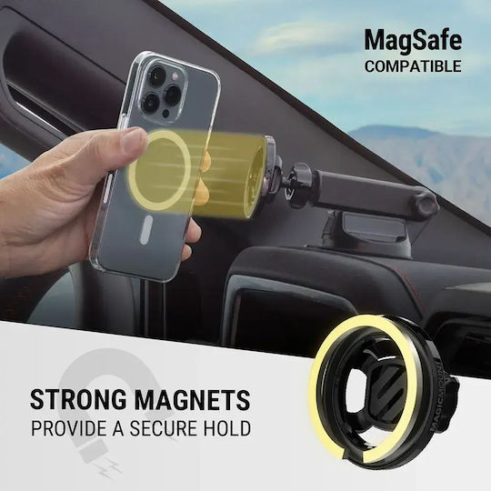 Scosche База за Мобилен Телефон за Автомобил с Магнит MagSafe Черна
