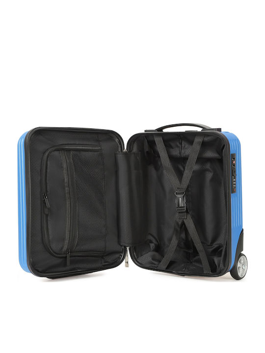 CabinFly Reisekoffer Kabine Hart Blau Sky mit 4 Räder Höhe 40cm