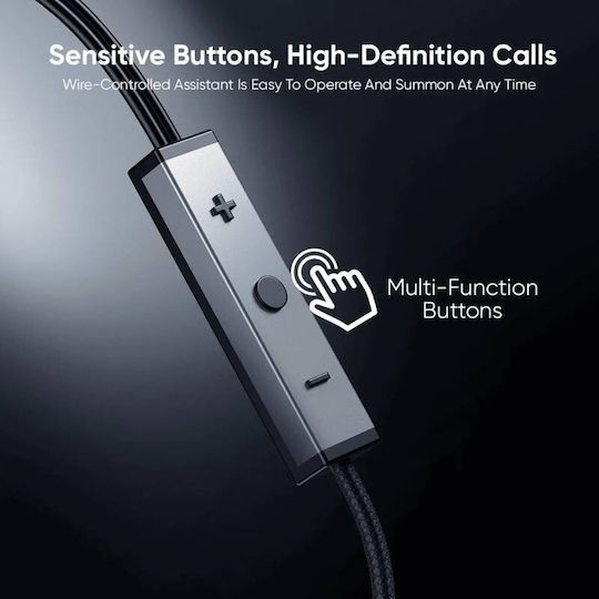 Vidvie In-ear Handsfree Ακουστικά με Βύσμα USB-C Μαύρο
