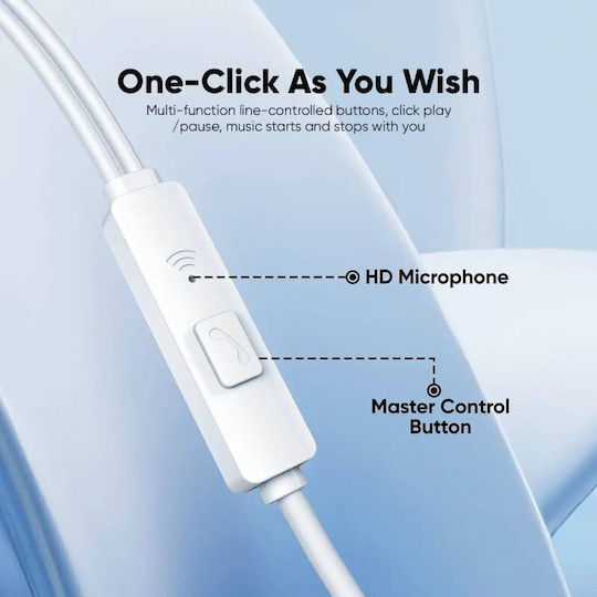 Vidvie In-ear Handsfree Ακουστικά με Βύσμα 3.5mm Μαύρο