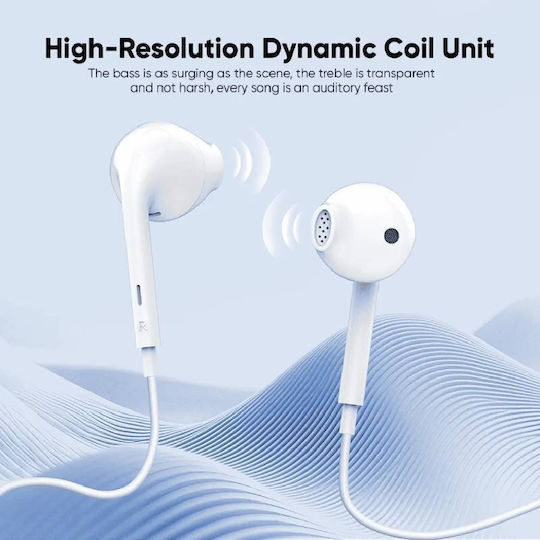 Vidvie In-ear Handsfree Ακουστικά με Βύσμα 3.5mm Μαύρο