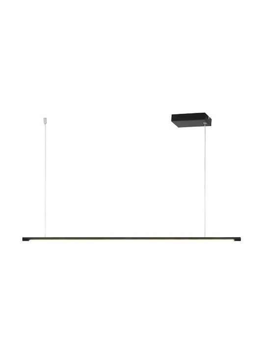 Aca Avenue Pendant Light Black 105cm