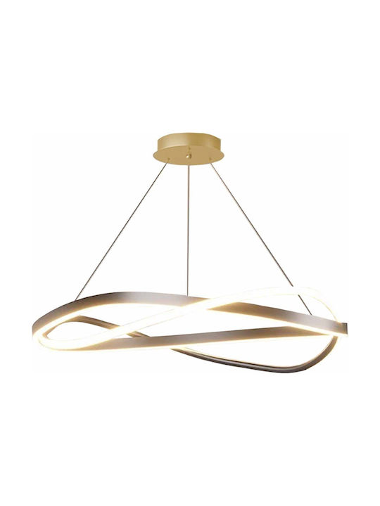 ArkoLight Κρεμαστό Φωτιστικό Χρυσό LED με Ρυθμιζόμενο Λευκό Φως