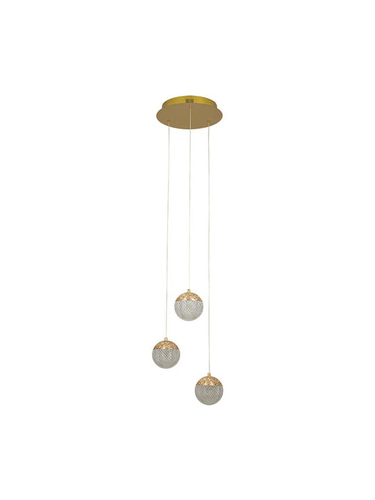 Zambelis Lights Hängelampe Gelb 30x30x220cm.
