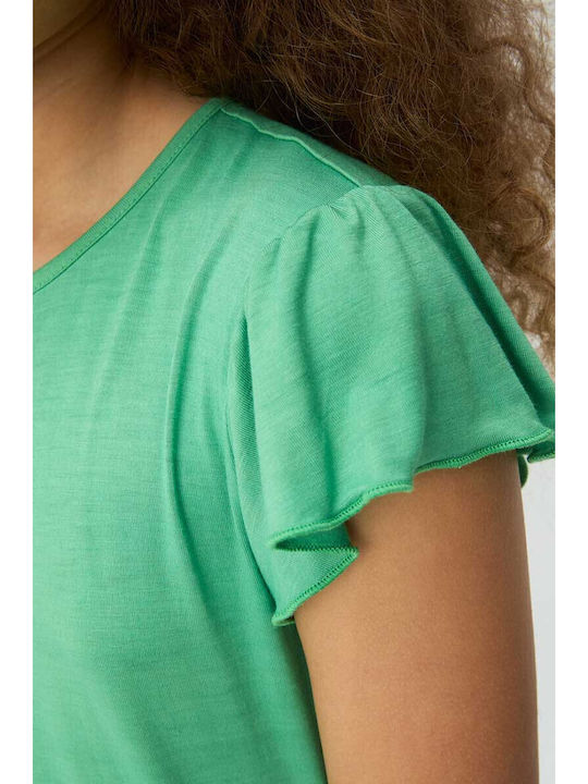 Kids Top Color Green