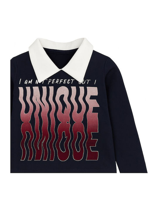 Kids Long-Sleeved Blouse Colornavy XM760