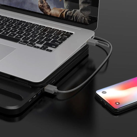 Orico USB 2.0 Кабел USB-A Мъжки - USB-A Мъжки Сив 1m U2-AA02-10-SV-BP