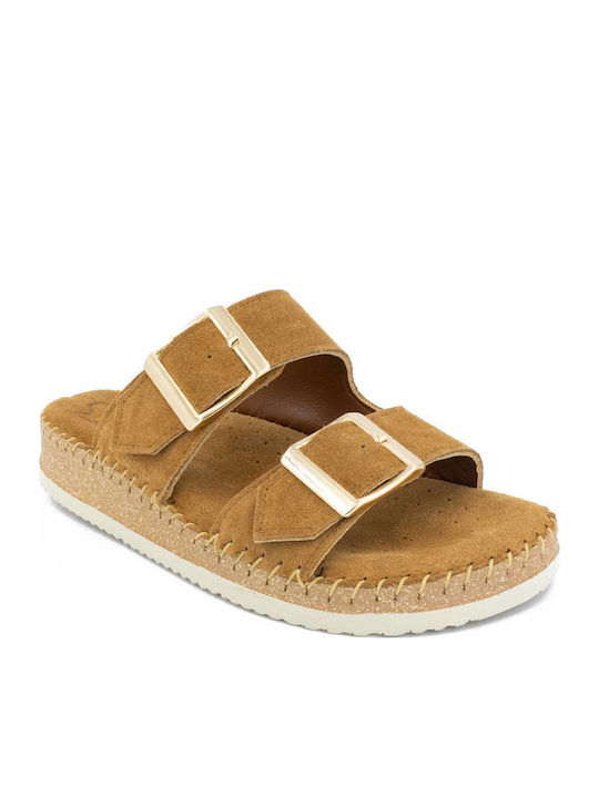 Leather Women's Anatomic Sandals Tabac Brown