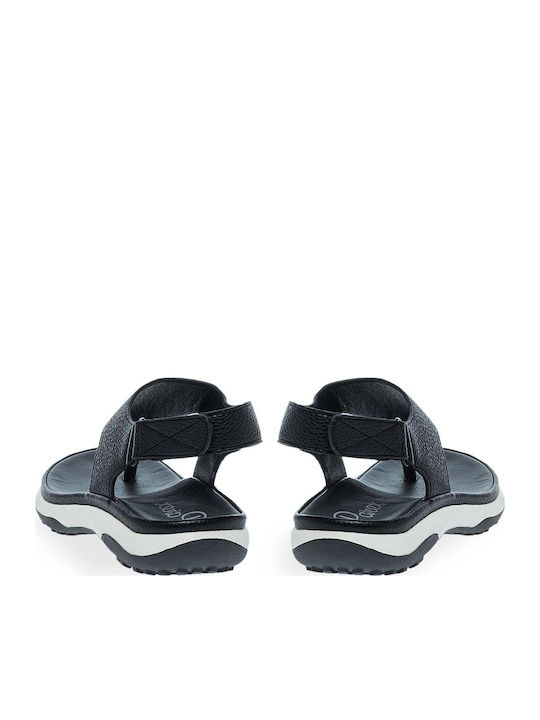 Damen Anatomische Flatforms Schwarz