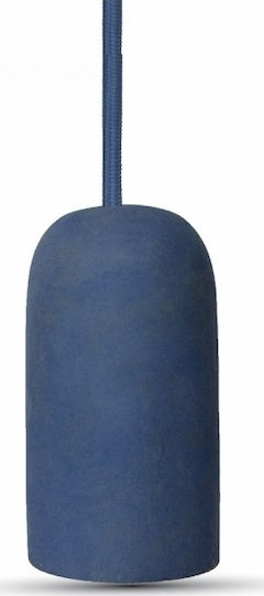 V-TAC Vt-7668 Pendant Light Blue with Socket E27 5cm