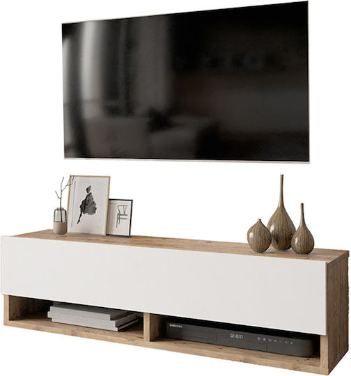 Roscoe Επιτοίχιο Λευκό-oak 100x31.5x29.5εκ. Roscoe Επιτοίχιο Λευκό-oak 100x31.5x29.5εκ.