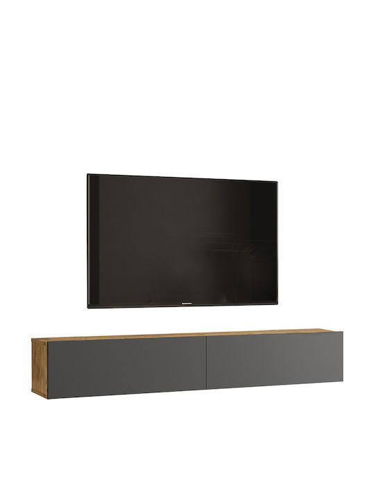TV Stand Dello Gray L180xD31.6xH29.6cm