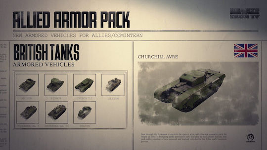 Steam Hearts Of Iron Iv Allied Armor Pack DLC Key For PC
