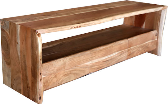 Konna Επιδαπέδιο Μασίφ Ξύλο Ακακίας Καρυδί 140x40x45εκ. Konna Επιδαπέδιο Μασίφ Ξύλο Ακακίας Καρυδί 140x40x45εκ.