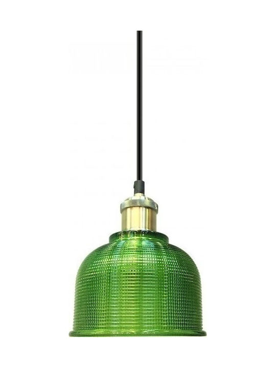 V-TAC Hängelampe Grün Glocke mit Fassung E27