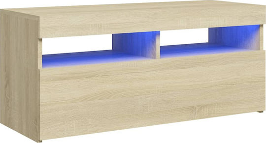 Έπιπλο TV Επιδαπέδιο με Φωτισμό Led 90x35x40εκ. Έπιπλο TV Επιδαπέδιο με Φωτισμό Led 90x35x40εκ.