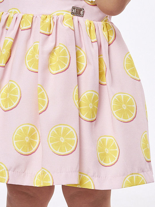 Mädchenkleid Ärmellos Rosa