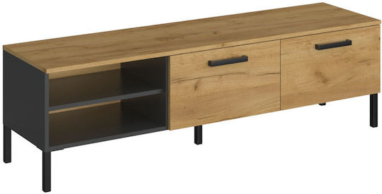 Santes Επιδαπέδιο Χρυσός Δρυς / Γραφίτης 155x42x45.7εκ.