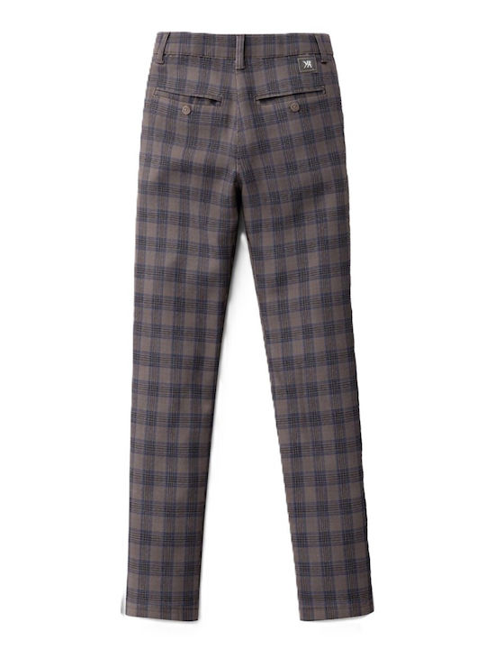 Ronnie Kay Pantaloni din Material Textil pentru Copii Cărbune de lemn