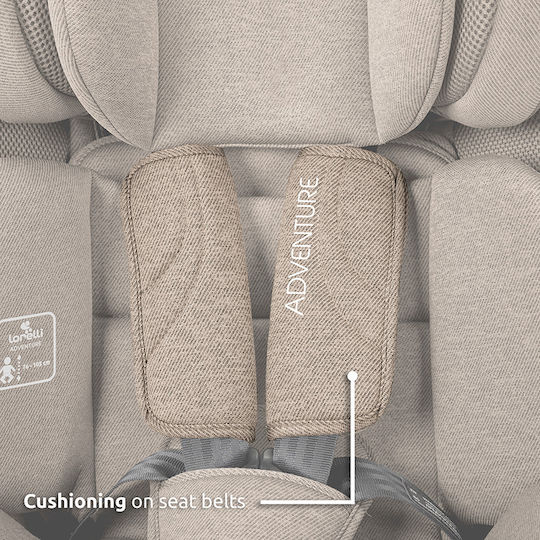 Lorelli Adventure Baby Car Seat i-Size Beige 9-36 kg