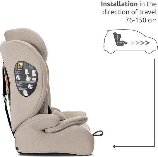 Lorelli Adventure Baby Car Seat i-Size Beige 9-36 kg