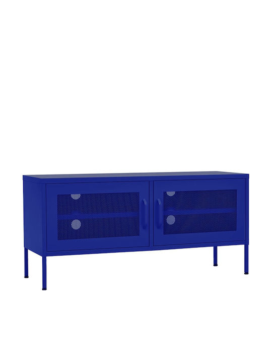 Stand TV Metalic Albastru Naval L105xA35xÎ50cm