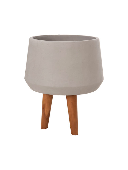HomeMarkt Quan Γλάστρα Τσιμεντένια Γκρι 32x32εκ.