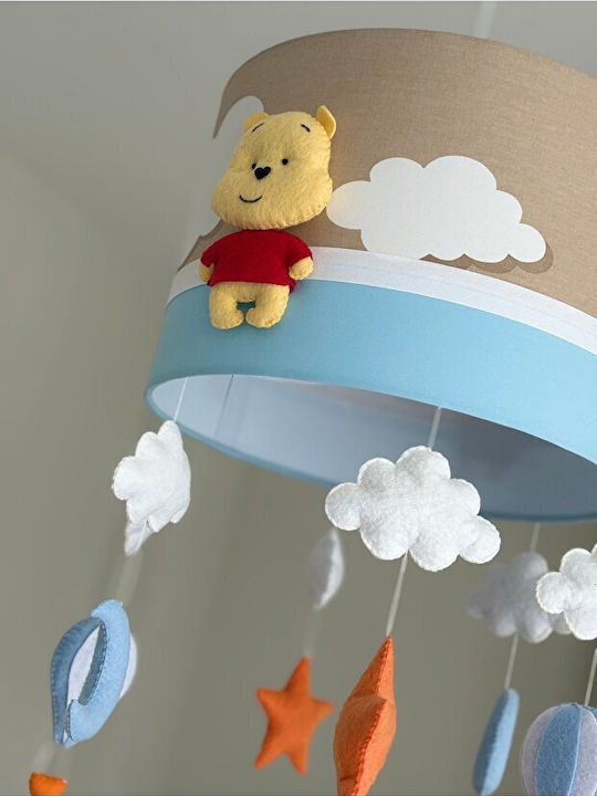 Stewehome Παιδικό Φωτιστικό Winnie The Pooh & Tigger Μπλε 20x30cm