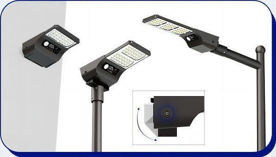 Sresky Solarleuchte Straße 16W 6000lm mit Warmes Weiß Licht 3000K IP65 53.5x25.8x9.4cm
