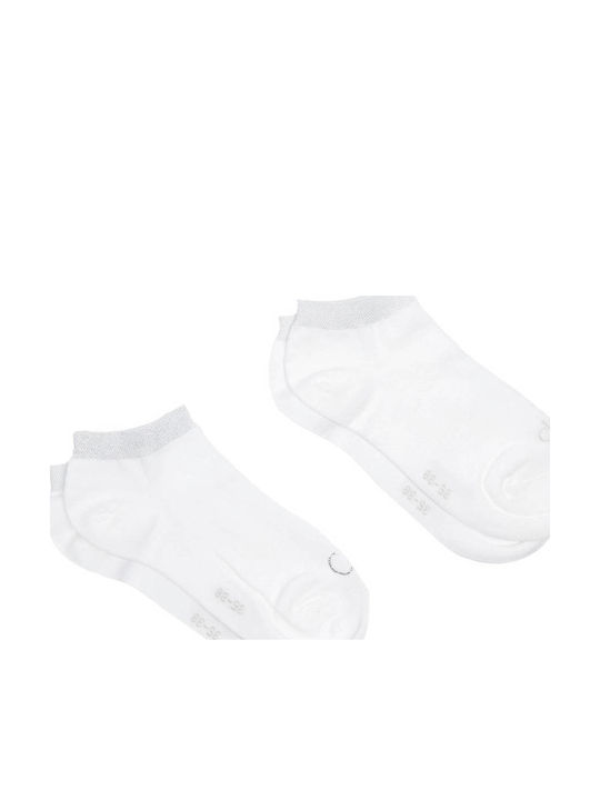 Calvin Klein Damen Socken Weiße 2er Pack