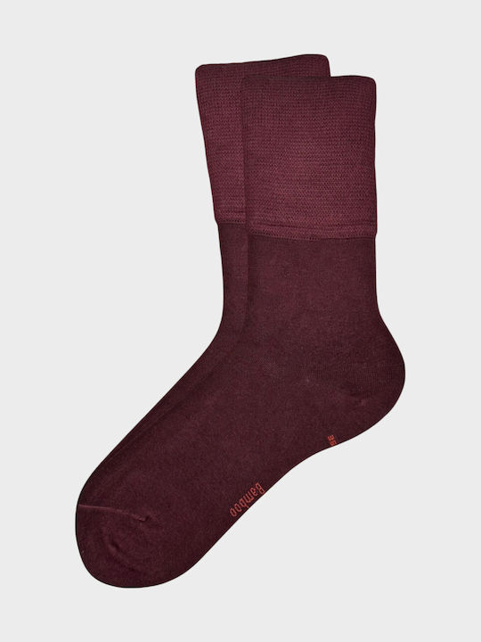 Soma Socks Γυναικείες Κάλτσες Μπορντό