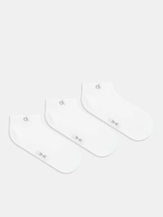 Calvin Klein Γυναικείες Κάλτσες Ασπρο 3Pack